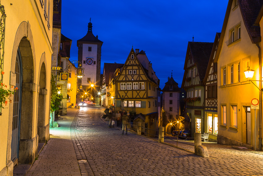 Rothenburg o.d.T in der Dämmerung