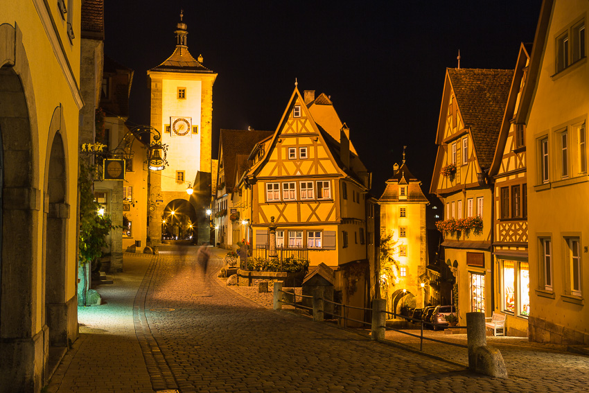 Rothenburg o.d.T bei Nacht