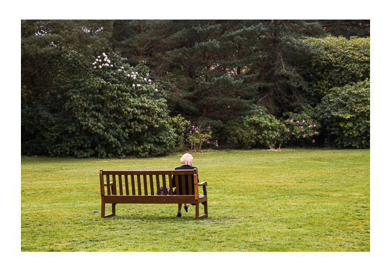 Woman on a bench Woman on a bench