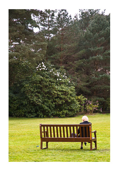 Woman on a bench Woman on a bench