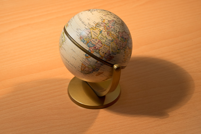 Globe and Cross Shadows Globe and Cross Shadows
